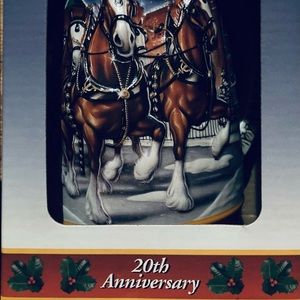 20th anniversary (1999) Budweiser Holiday Stein